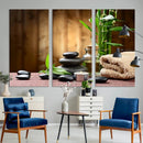 Zen Serenity Triptych Canvas Art, Pink Lotus Flower and by MyGreatCanvas | Canvas Wall Art Prints | Photo Prints & Wall Decor