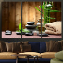 Zen Serenity Triptych Canvas Art, Pink Lotus Flower and by MyGreatCanvas | Canvas Wall Art Prints | Photo Prints & Wall Decor