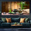Zen Serenity Triptych Canvas Art, Pink Lotus Flower and by MyGreatCanvas | Canvas Wall Art Prints | Photo Prints & Wall Decor