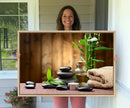 Zen Serenity Triptych Canvas Art, Pink Lotus Flower and by MyGreatCanvas | Canvas Wall Art Prints | Photo Prints & Wall Decor