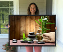 Zen Serenity Triptych Canvas Art, Pink Lotus Flower and by MyGreatCanvas | Canvas Wall Art Prints | Photo Prints & Wall Decor