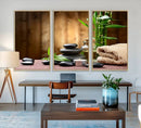 Zen Serenity Triptych Canvas Art, Pink Lotus Flower and by MyGreatCanvas | Canvas Wall Art Prints | Photo Prints & Wall Decor