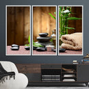 Zen Serenity Triptych Canvas Art, Pink Lotus Flower and by MyGreatCanvas | Canvas Wall Art Prints | Photo Prints & Wall Decor