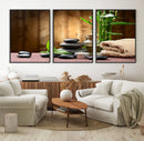 Zen Serenity Triptych Canvas Art, Pink Lotus Flower and by MyGreatCanvas | Canvas Wall Art Prints | Photo Prints & Wall Decor