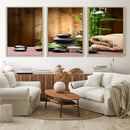 Zen Serenity Triptych Canvas Art, Pink Lotus Flower and by MyGreatCanvas | Canvas Wall Art Prints | Photo Prints & Wall Decor