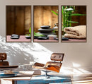 Zen Serenity Triptych Canvas Art, Pink Lotus Flower and by MyGreatCanvas | Canvas Wall Art Prints | Photo Prints & Wall Decor