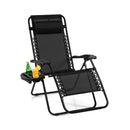 Outdoor Folding Zero Gravity Reclining Lounge Chair-Orange by DirectDeals