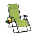 Outdoor Folding Zero Gravity Reclining Lounge Chair-Orange by DirectDeals