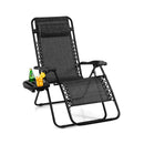 Outdoor Folding Zero Gravity Reclining Lounge Chair-Orange by DirectDeals