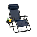 Outdoor Folding Zero Gravity Reclining Lounge Chair-Orange by DirectDeals