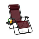 Outdoor Folding Zero Gravity Reclining Lounge Chair-Orange by DirectDeals