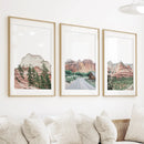 US National Park Wall Art. Zion, Sedona, Capitol Reef Torrey by Wall Art Set