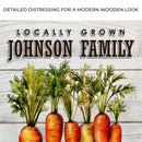 Locally Grown Carrot Patch Sign