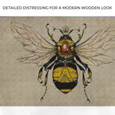 Vintage Queen Bee Canvas Wall Art