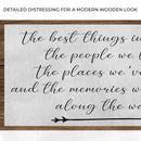The Best Things In Life Sign II