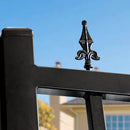 16x8 ft Steel Dual Swing Driveway Gate