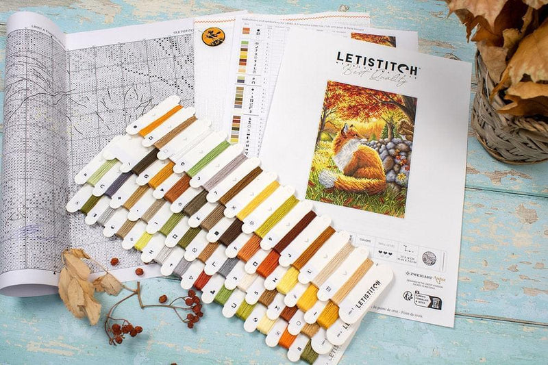 A Friend for Little Fox L8061 Counted Cross Stitch Kit