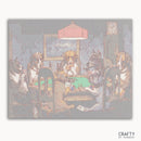 A Friend in Need - Dogs Playing Poker Paint by Numbers