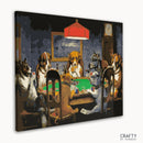 A Friend in Need - Dogs Playing Poker Paint by Numbers