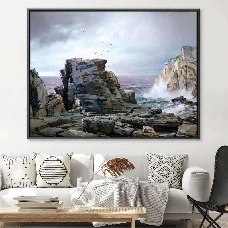 A Rocky Coast Canvas