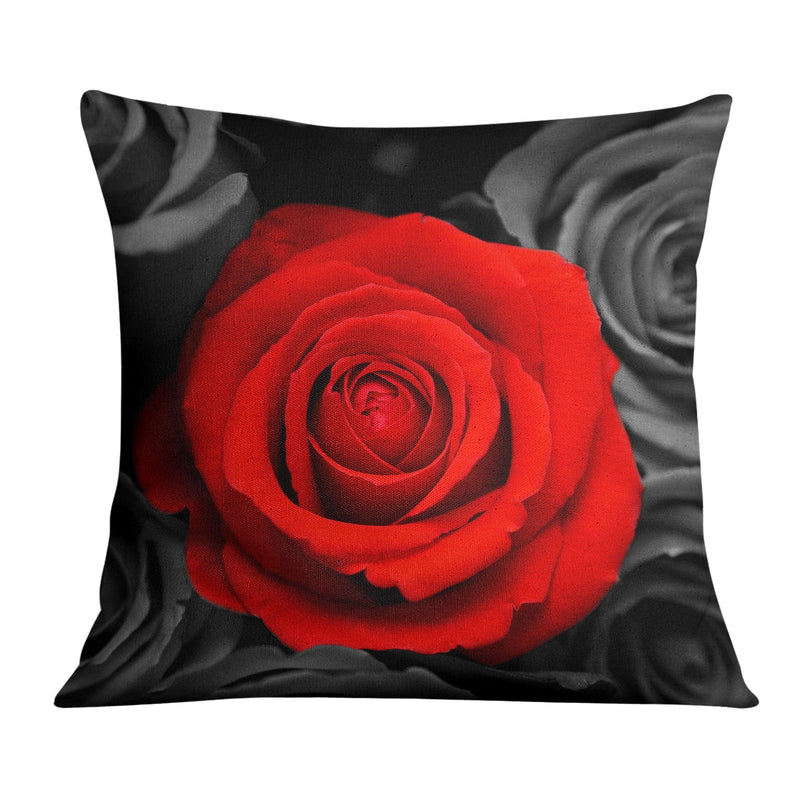 A Rose Among The Crowd Cushion