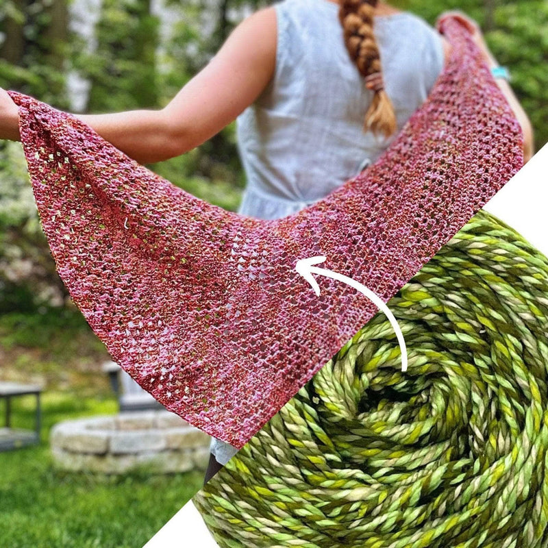 A Walk in the Garden Shawl Crochet Kit