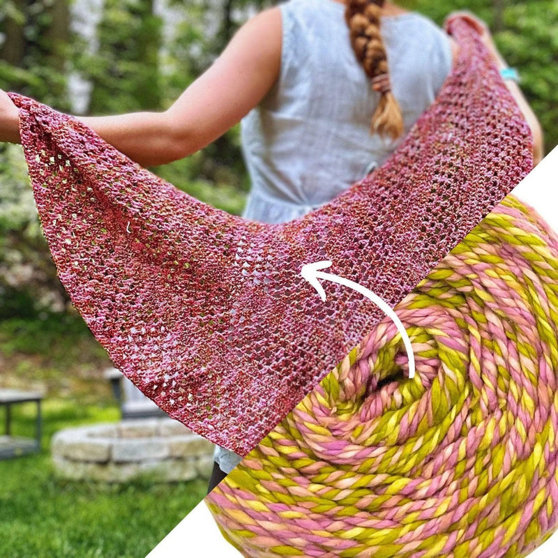 A Walk in the Garden Shawl Crochet Kit