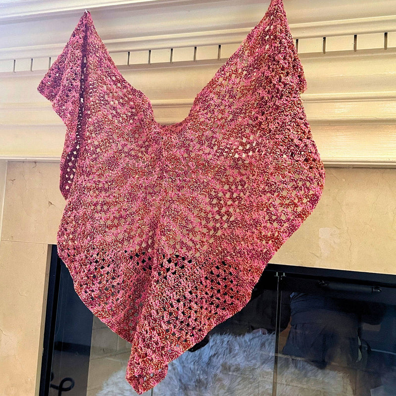 A Walk in the Garden Shawl Crochet Pattern