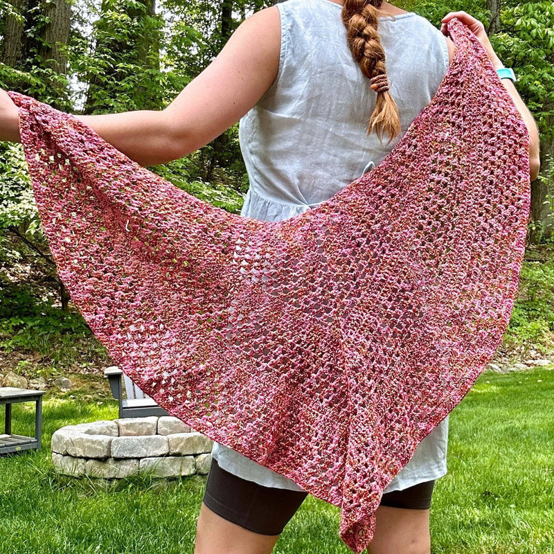 A Walk in the Garden Shawl Crochet Pattern