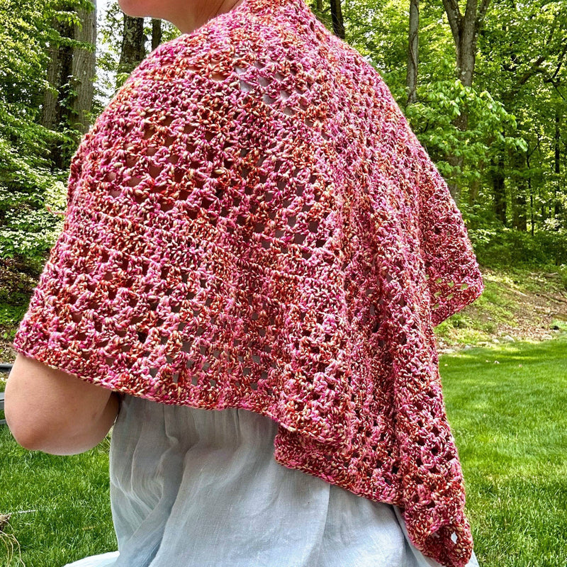 A Walk in the Garden Shawl Crochet Pattern