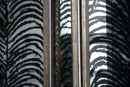 Room Divider, Herero 4 Panel Decorative Screen - Black by HouseOfZazla
