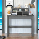 Logan - Writing Desk - Gray by HouseOfZazla