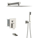 10" Wall Mounted Square Shower System With Rough In Valve by HouseOfZazla