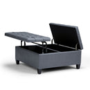 Harrison - Upholstered Coffee Table Storage Ottoman by Unique Piece Furniture