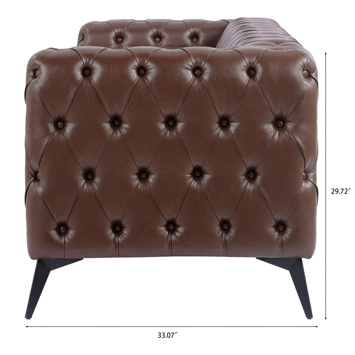 Square Arm Removable Cushion 3 Seater Sofa, photo 23 of 32