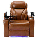 Power Motion Recliner Electric Power Recliner With USB Charging Port, Hidden Arm Storage, Convenient Cup Holder And tooth Speaker by HouseOfZazla