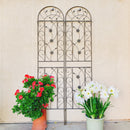 2 Pack Metal Garden Trellis 86.7" x 19.7"