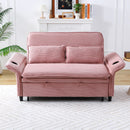 Modern Fabric Multi-Functional Sofa Bed With Adjustable Armrests And Backrests by HouseOfZazla