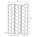 Mila 3-Panel Room Divider Folding Shoji Screen Walnut