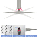 Modern 10" Square Rainfall Shower Head & Stainless Steel Wall Or Ceiling Mount Luxury Spa Shower Panel