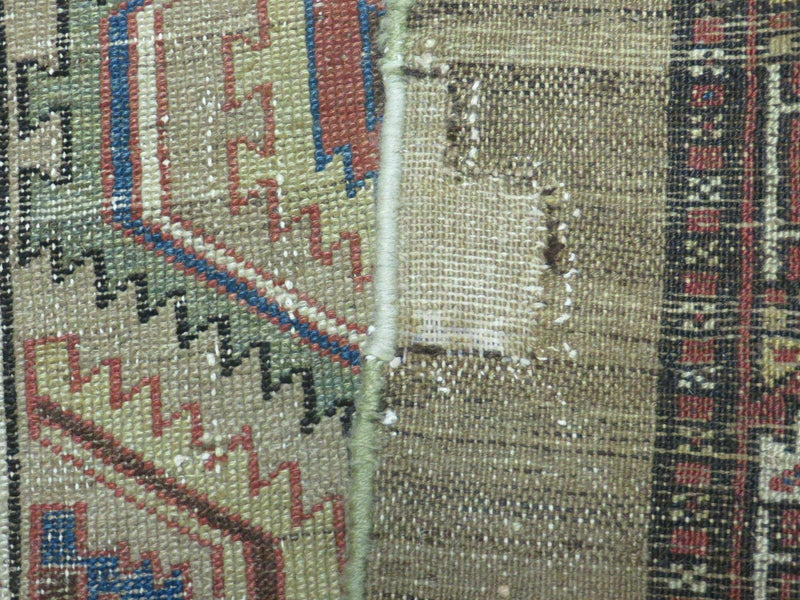 3'4" X 12' Antique Hand Made Turkish Wool Rug Runner Carpet Camel Hair Nice