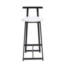 Modern Bar Stools With Backrest For Kitchen (Set of 3) by HouseOfZazla