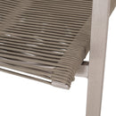 Outdoor Modern Aluminum Dining Chair Set With Rope Sea (Set of 2) by HouseOfZazla