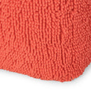 Sunny - Square Pouf, Versatile Ottoman Or Floor Cushion - Coral by HouseOfZazla