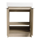 24 Inch Bathroom Vanity With Ceramic Basin (KD-Packing)