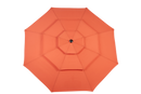 Aluminium 10ft 3-Tier Auto-Tilt Outdoor Patio Umbrella - Orange