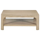 Solano 2-piece Square Coffee Table Set Weathered Mango