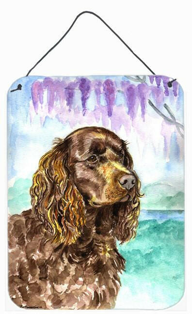 American Water Spaniel Aluminium Metal Wall or Door Hanging Prints