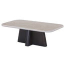 Jacory - Coffee Table With Bottocino Marble Top - Espresso by Unique Piece Furniture