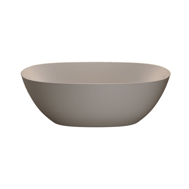 69'' Freestanding Bathtub Resin Stone Soaking Bathtub, photo 10 of 10